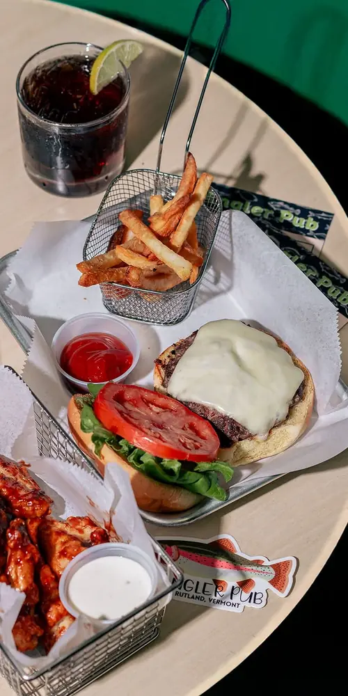Come on down and take a bite of our @hubbsbmfmarket farm fresh beef smash burger!