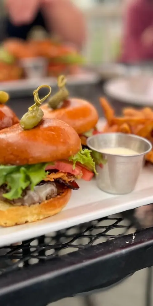 Start off the week right with $10 slider plates and $5 draft beers! Every Monday night this winter!(