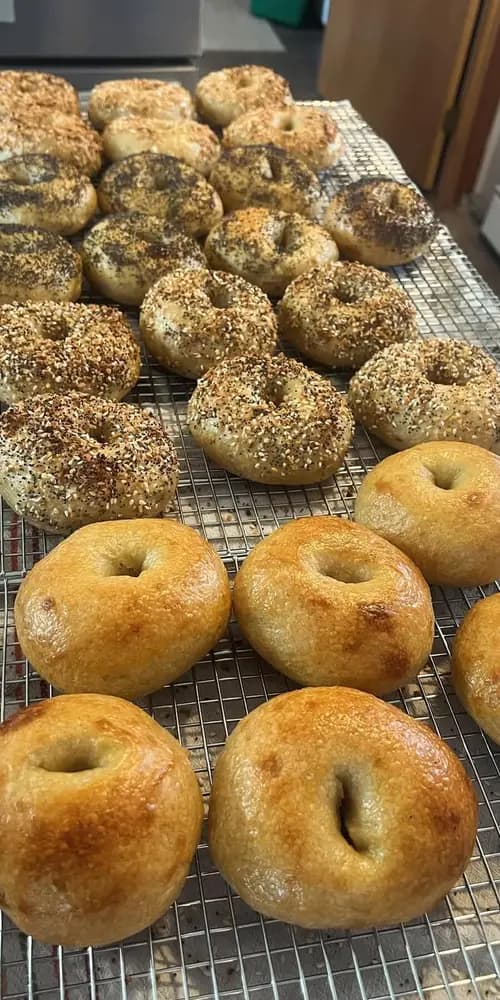 Local bagels by @bennington_bagel_company are now available in a limited supply this Saturday and Su