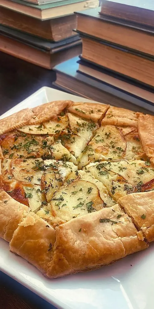 🥔✨ Potato Galette is Here! ✨🥔
Crispy, creamy, cheesy perfection—thinly sliced potatoes baked to gol