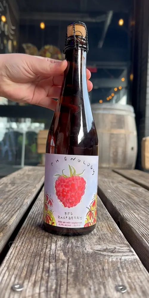 Spring is on its way! 🌸 Stop by the taproom and get a bottle of our Phenology– a wild ale that comes