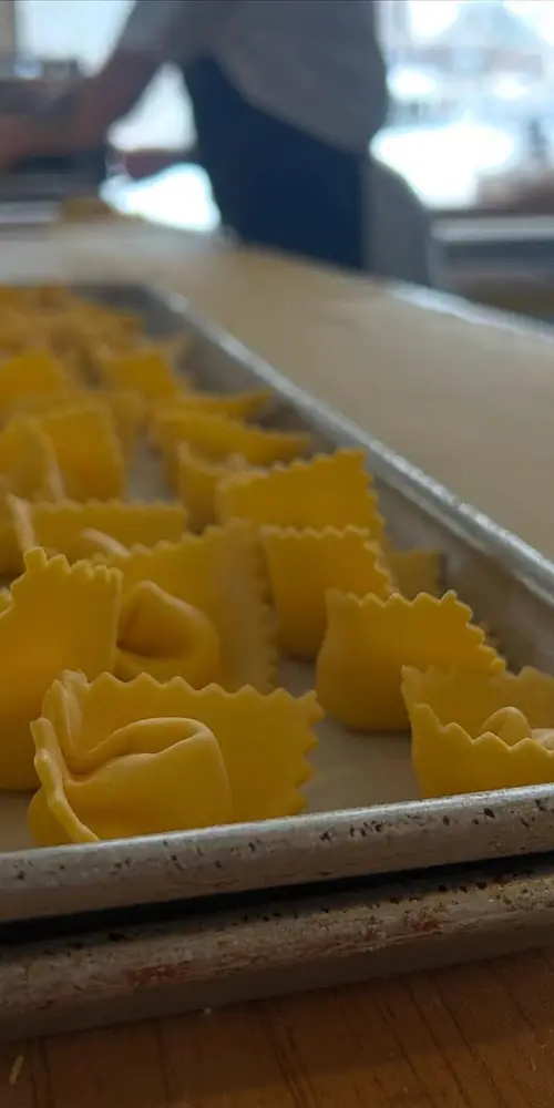 Celery root tortelli!