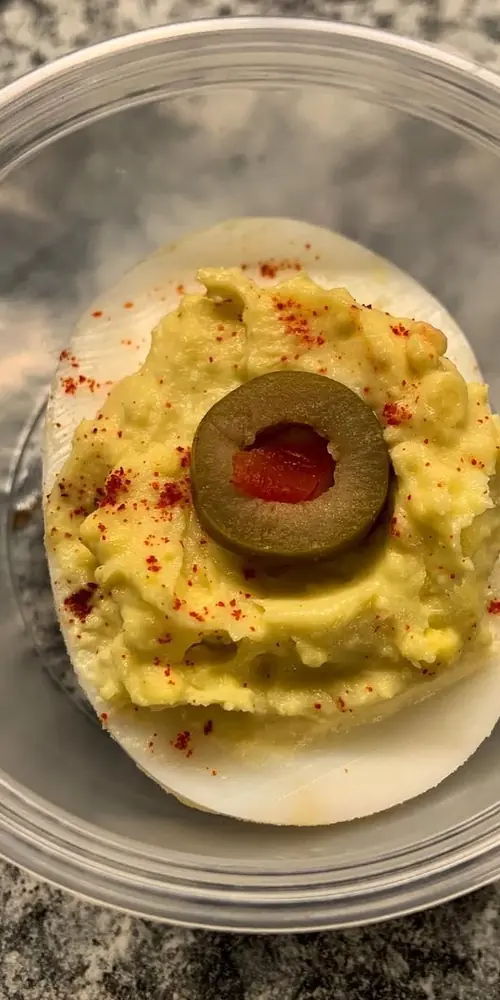 How many of these little devils can you eat? #deviledeggs #gillsdelicatessen
