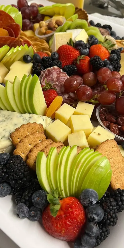 We would love to cater your events or parties! Charcuterie, crudite, assorted fruit platters, pastry