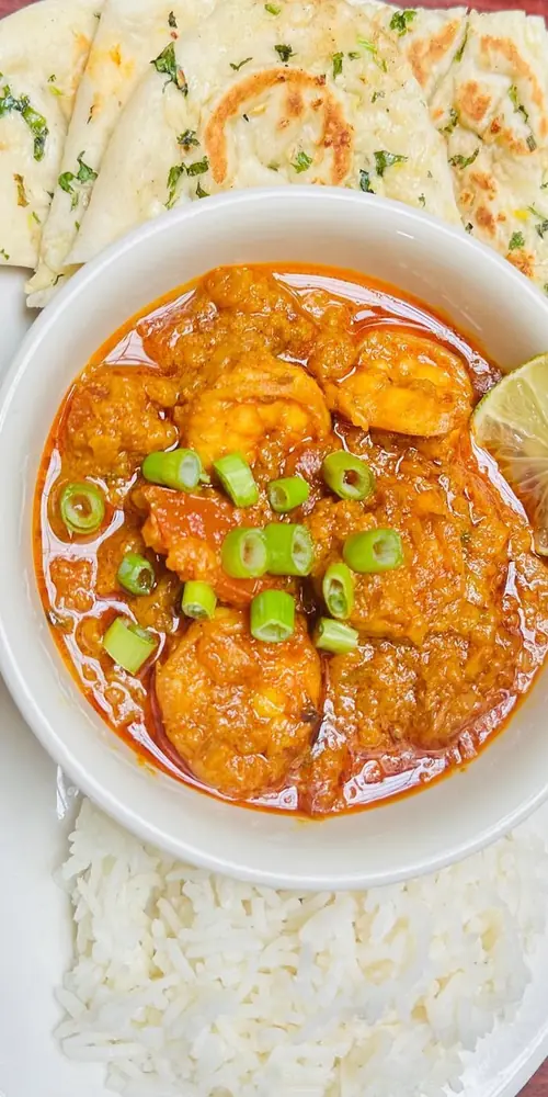 Today’s Special South style Prawn / Shrimp curry.