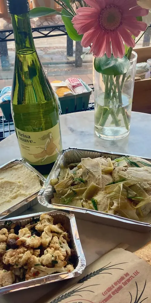Have you heard? We’ve started making meal kits! This week, we have dijon chicken, roasted cauliflowe