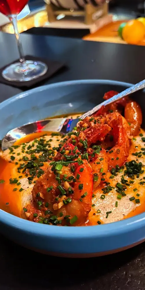 Shrimp & Polenta 🍤🍤🍤