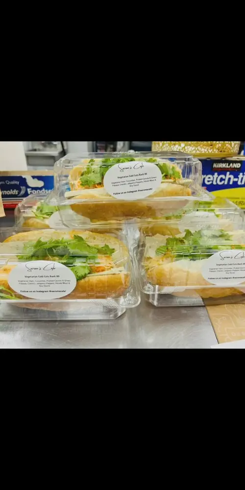 Freshly made @saromscafe Banh Mi, packed and delivered to @alwaysfullbtv!