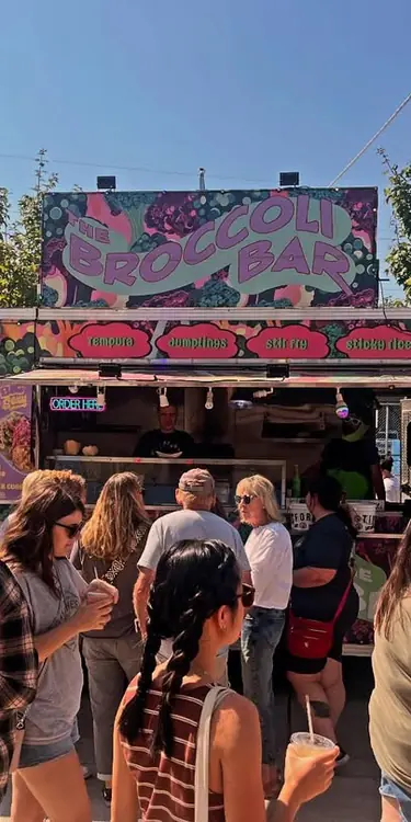 Broc’n and Roll’n down here at @thebigefair til the end of September. 🪩🔊🏴☠️🥦🔊❤️ Dance party every n