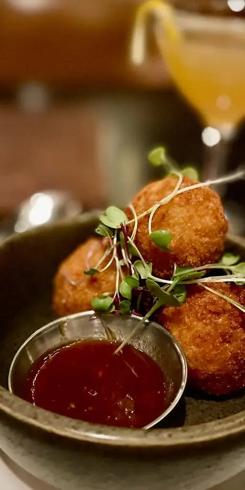 Its Live Music Monday! Stop by after work for cocktails, snacks and live music! The arancini are the