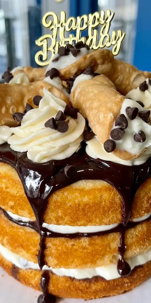 Holy moly The Local has Cannoli! #iykyk #cannoligate 😜😋 We have large cannoli in our case and take s