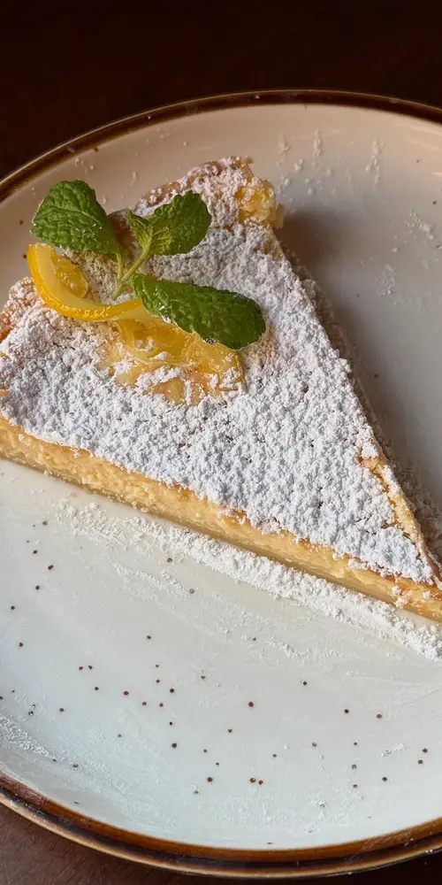 It’s Italian night! Come try our Italian Lemon Mascarpone Tart!