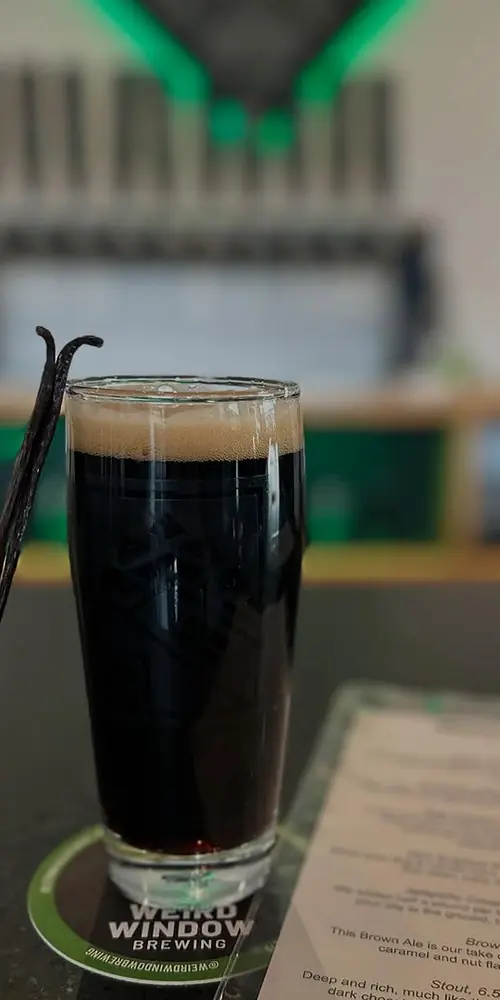 Open 12-8pm! ❄️❄️
Urca’s Gold - Vanilla
Flavored Stout, 6.5%
Our original Urca’s Gold is deep and
