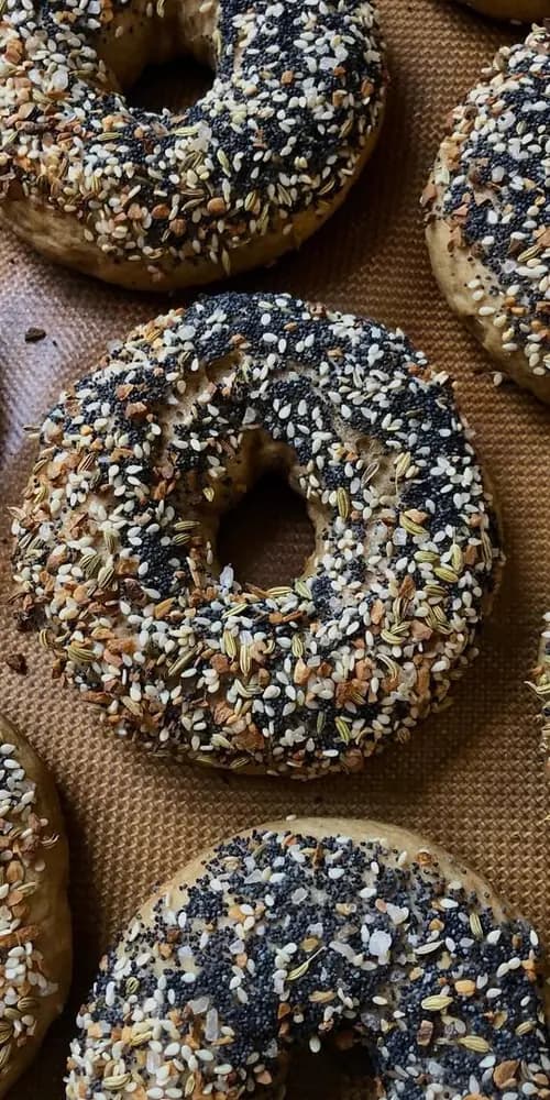 Gluten free bagels are back! We had been struggling to get our hands on our gluten free bread flour,